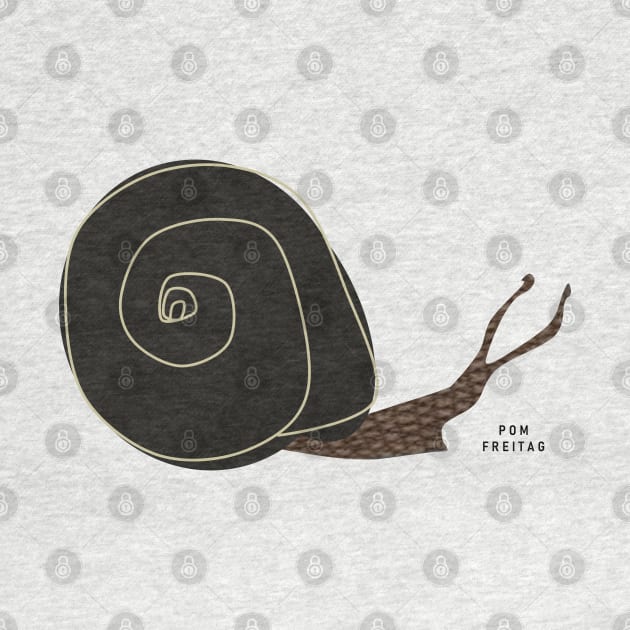 Snail : by Annie Pom Freitag